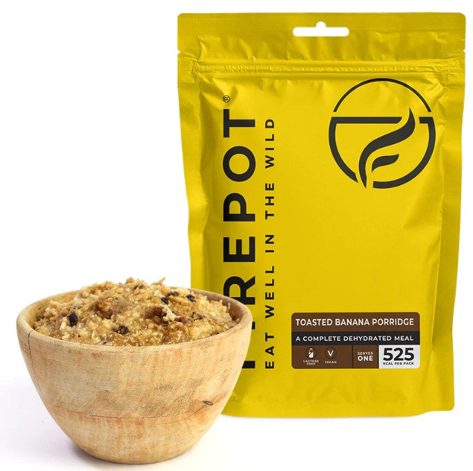 Firepot Toasted Banana Porridge 120g - Peak Pioneers