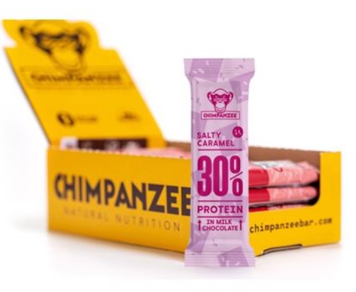Chimpanzee Protein Bar Salty Caramel - Peak Pioneers