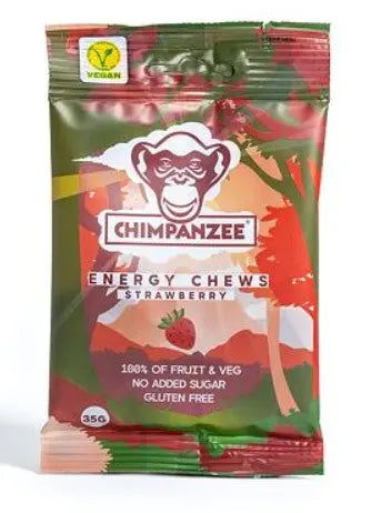 Chimpanzee Energy Chews Aardbei - Peak Pioneers