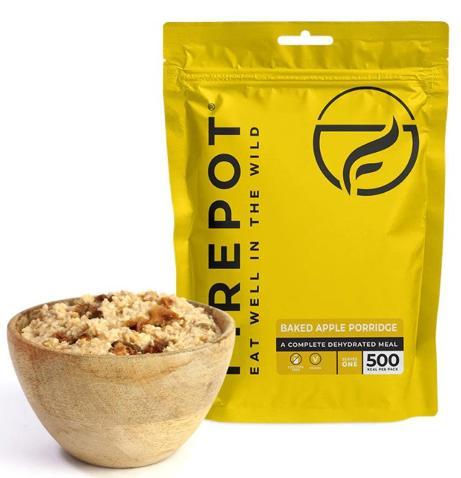 Firepot Havermout Met Gebakken Appel 120g - Peak Pioneers