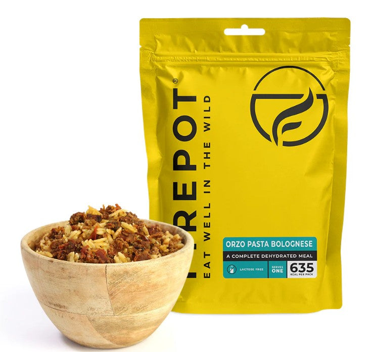Firepot Orzo Pasta Bolognese 135g - Peak Pioneers